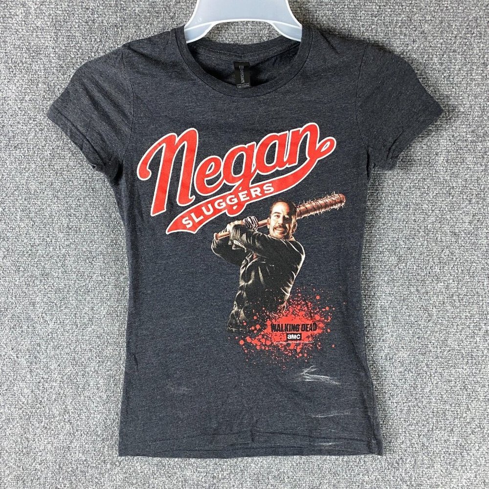 Loot Crate T-Shirt Medium Negan Sluggers Women's Short Sleeve The Walking Dead M